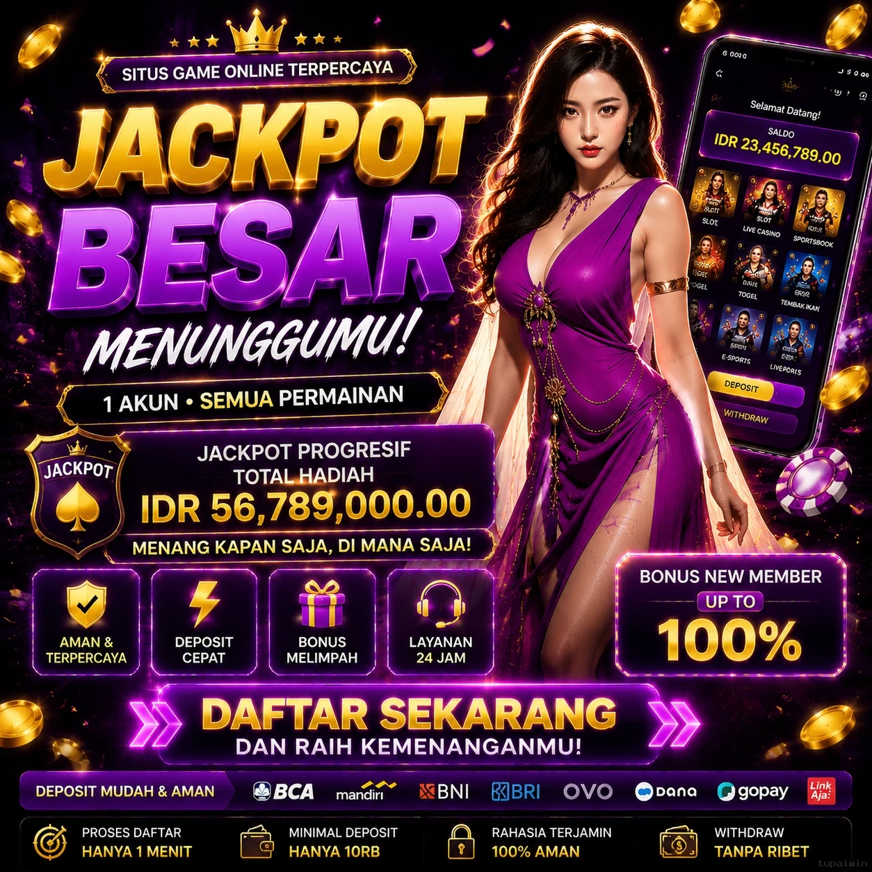 tupaiwin Berita Terbaru